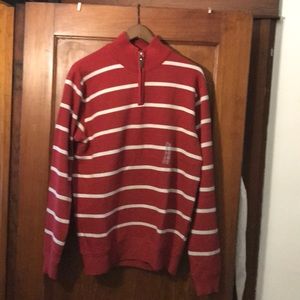 Brand new never worn red and white sweater